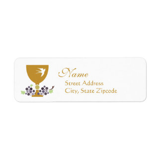 First Communion Address Label