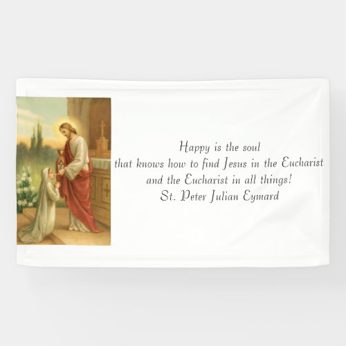 First Communion Banner Eucharist in All Things Banner