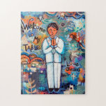 First Communion Boy Gift Puzzle<br><div class="desc">Looking for a unique gift for a young man making his first communion? Let him ponder Jesus’ invitation to communion as he assembles this whimsical puzzle!</div>