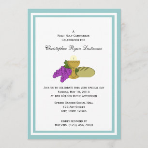 First Communion Bread of Life Invitation