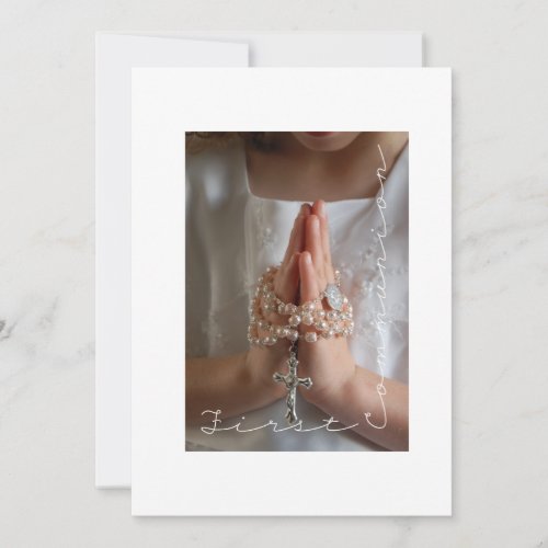 First Communion Card