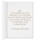 First Communion Cards (Inside (Right))