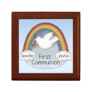 First Communion Ceramic Tile Gift Box