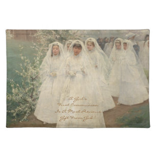 First Communion Cloth Placemat