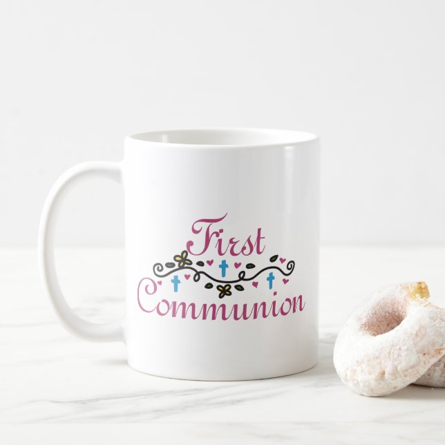 First Communion Coffee Mug (With Donut)