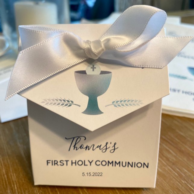 First Communion Favor Box, 1st Holy Communion Favor Boxes (Creator Uploaded)