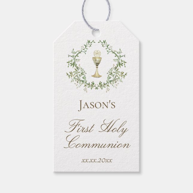 First Communion  Gift Tags (Front)