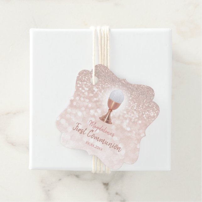 First Communion | girl Favor Tags (In Situ)