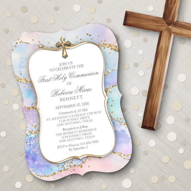 First Communion Girls' Invitation (Creator Uploaded)