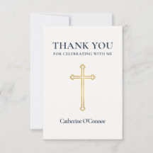 First Communion Gold Cross