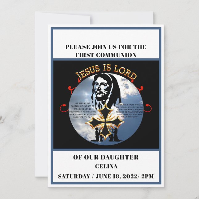First Communion Invitation (Front)