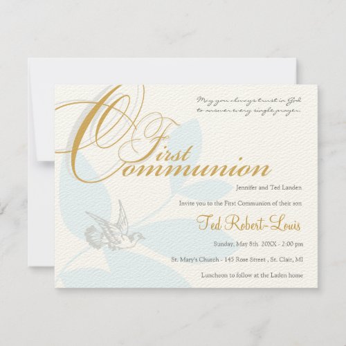 First Communion Invitation