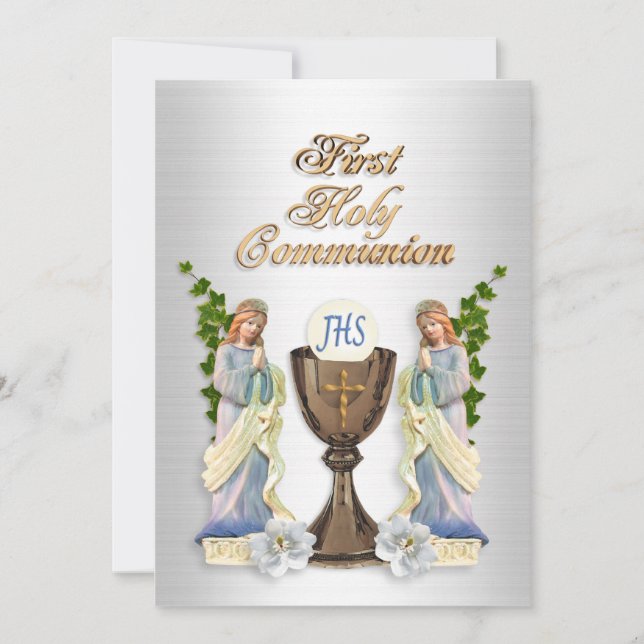 First  communion invitation (Front)