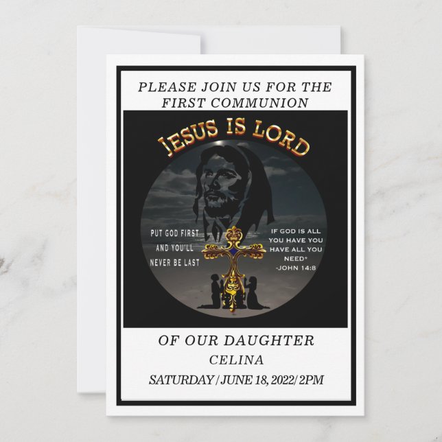 First Communion Invitation (Front)