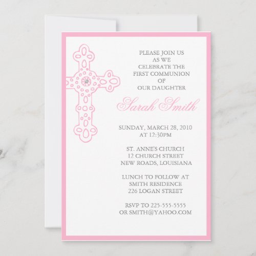 First Communion Invite