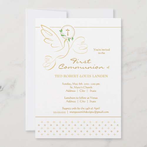 First Communion Invitation