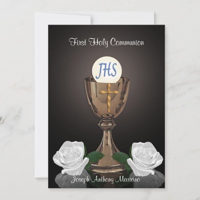 First communion invitation (Front)