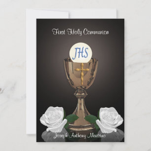 First communion invitation