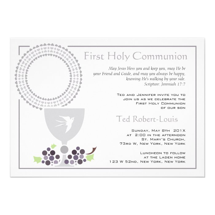 First Communion Invitation