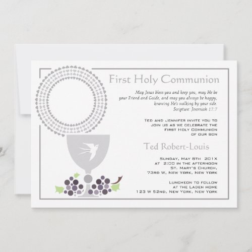 First Communion Invitation