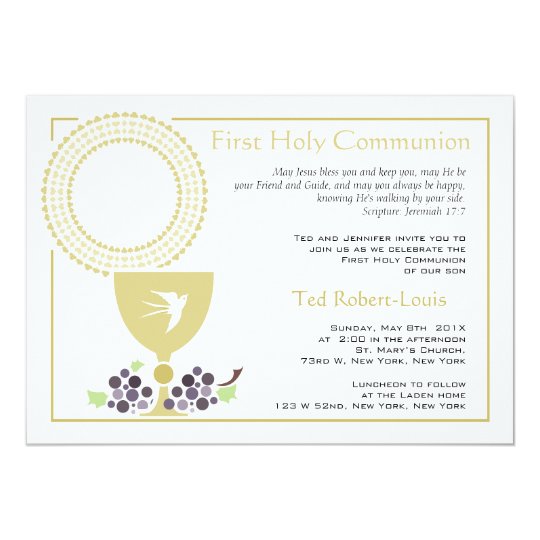 First Communion Invitation 