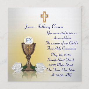 First Communion invitation