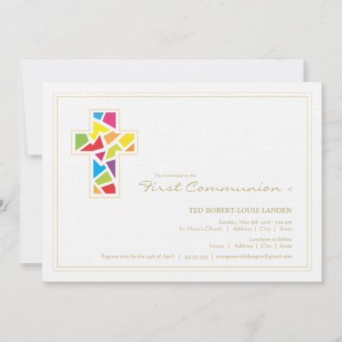 First Communion Invitation