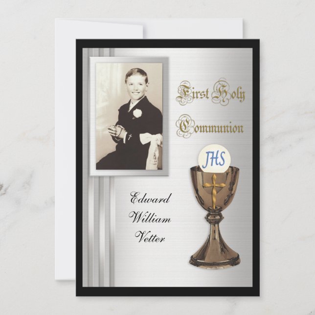 First Communion invitation (Front)