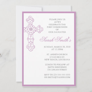 First Communion Invitation