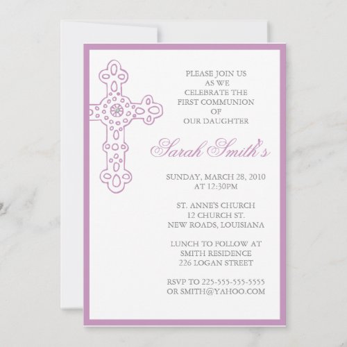 First Communion Invites