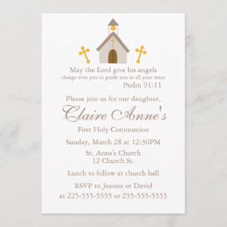 First Communion Invitation