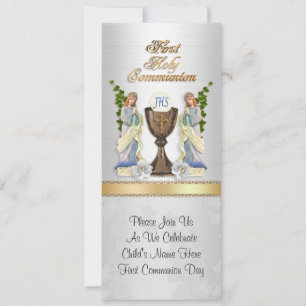 First communion invitation Customizable