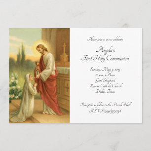 First Communion Invitation:Eucharist in All Things Invitation