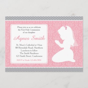 First Communion Invitation / First Communion by LittleApplesDesign at Zazzle