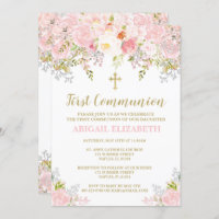 First Communion Invitation, First Holy Communion Invitation