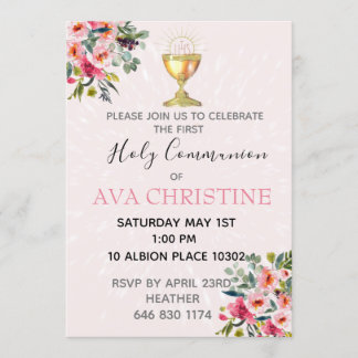 First Communion Invite