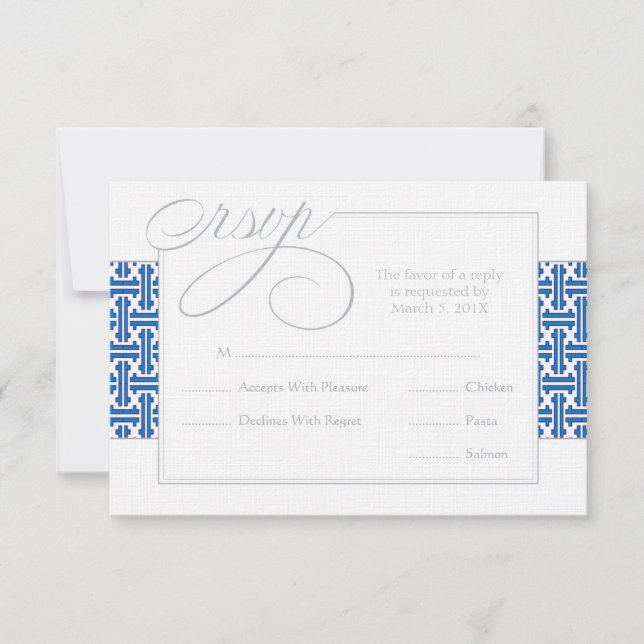 First Communion or Baptism RSVP  |  Navy (Front)