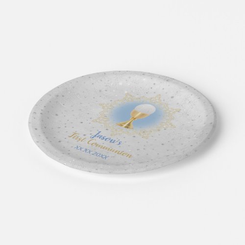 first communion paper plates