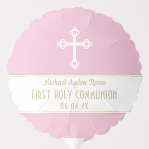 First Communion party custom balloon