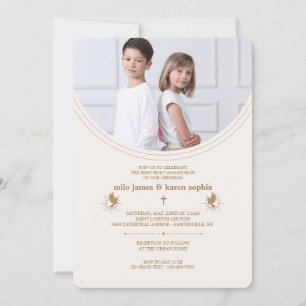 First Communion Photo Invitation