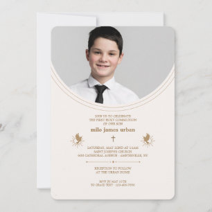 First Communion Photo Invitation