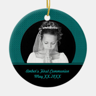 First Communion Photo Ornament