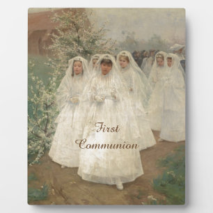 First Communion Plaque