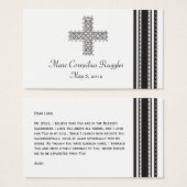 First Communion Prayer Card (Front & Back)