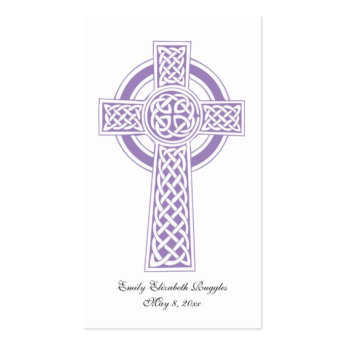 First Communion Prayer Card Business Cards