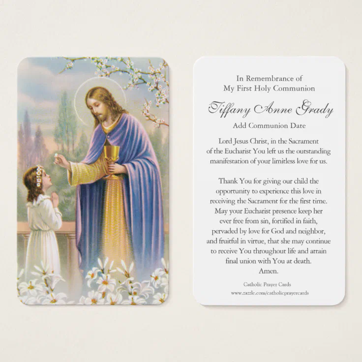 first communion prayer images