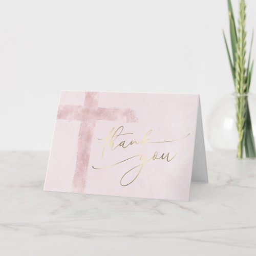 First Communion thank you  Card