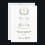 First Communion thank you Card<br><div class="desc">thank you for coming to my First Holy Communion</div>