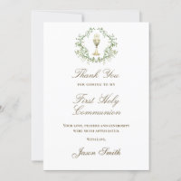 First Communion thank you