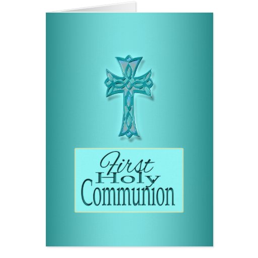 First communion verse boys PERSONALIZE Card | Zazzle